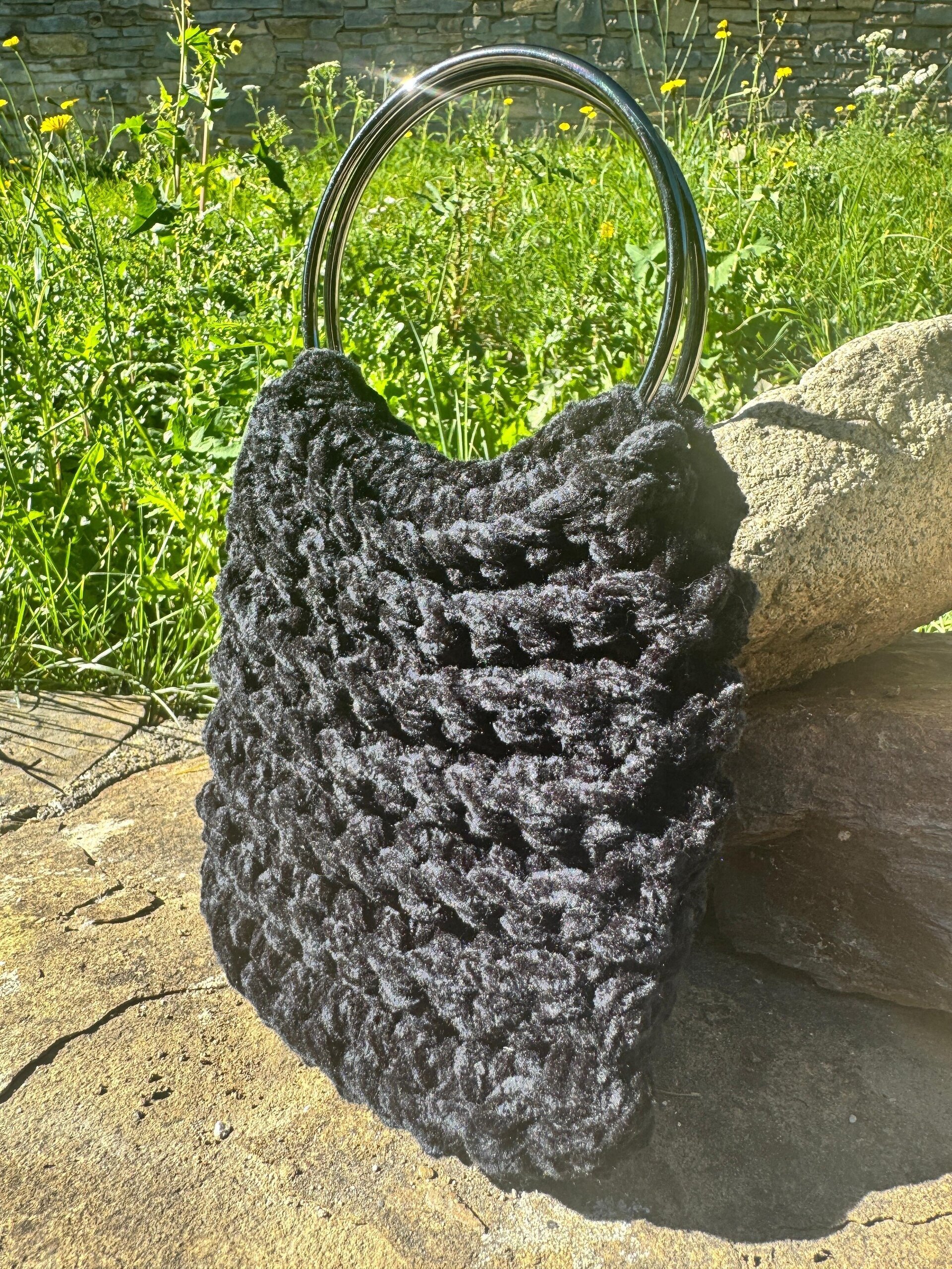 Bolso trenza negro - 2