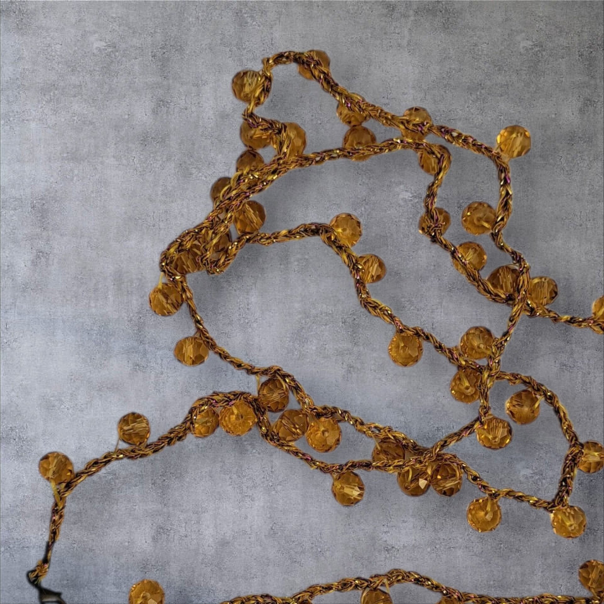 Collar mostaza marrón/mostaza - 1