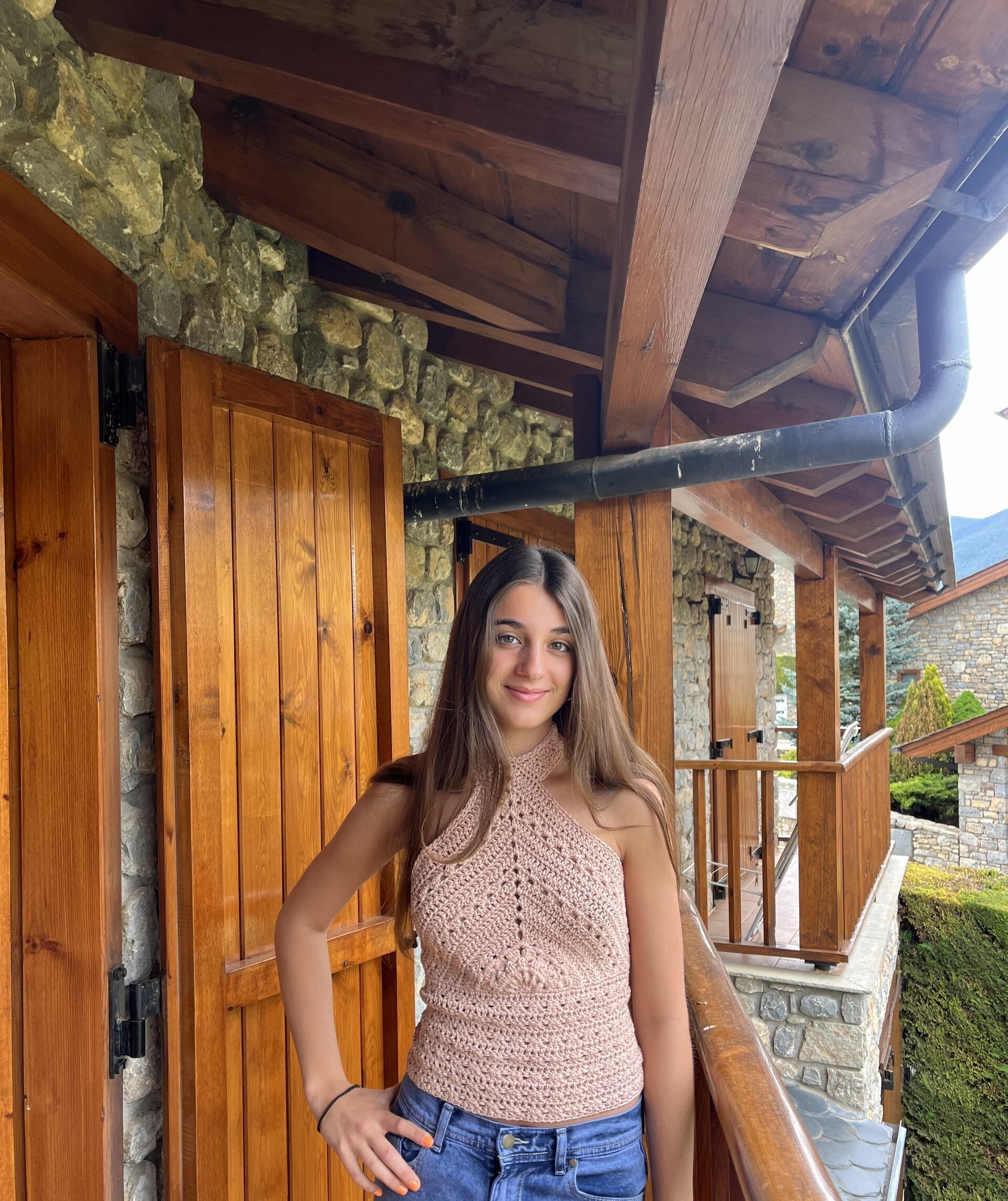 Top flor nude - 3