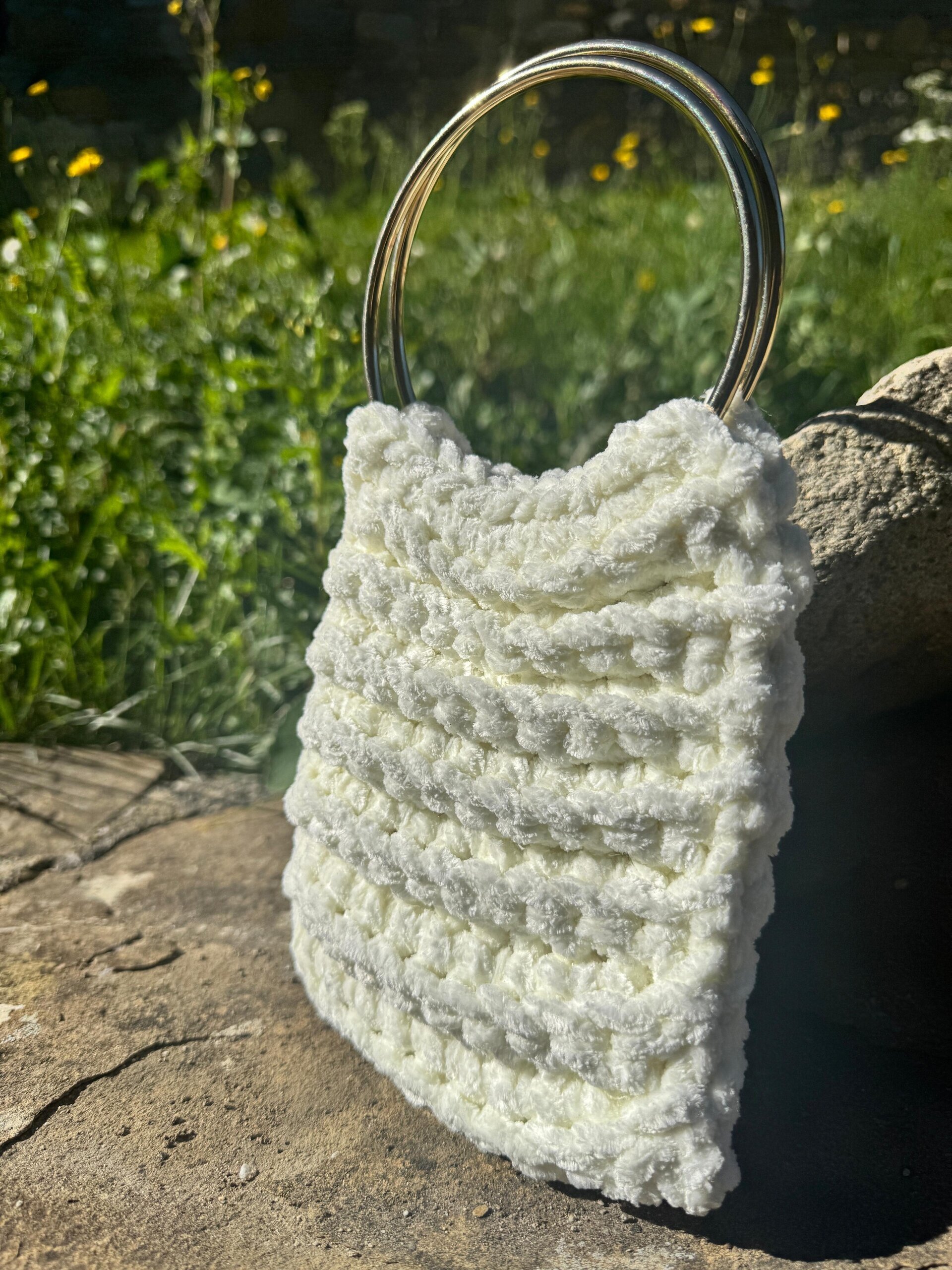 Bolso trenza crudo - 2